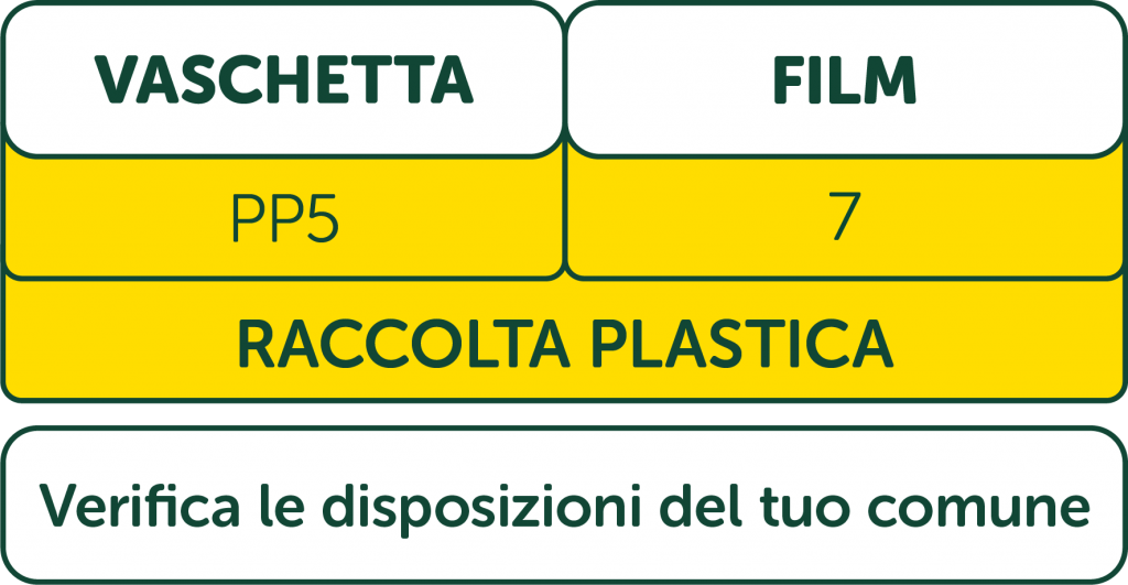 Etichettatura ambientale Palla Singola 125g